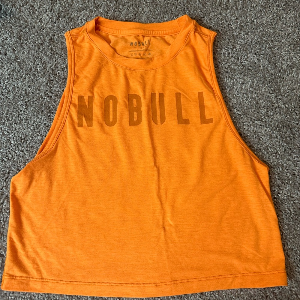 NOBULL Women's Vibrant Orange Muscle Tee